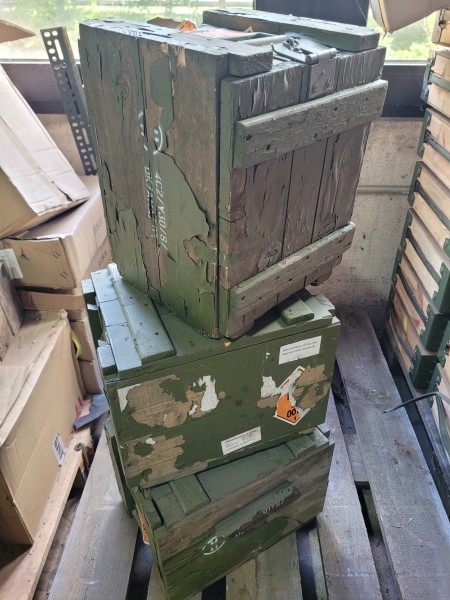 Dänische Munitionskiste Box "4C2" als B WARE