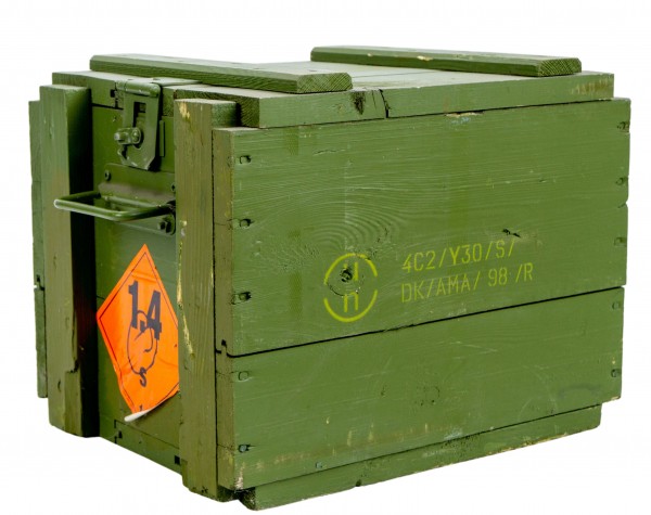 Dänische Munitionskiste Box "4C2"