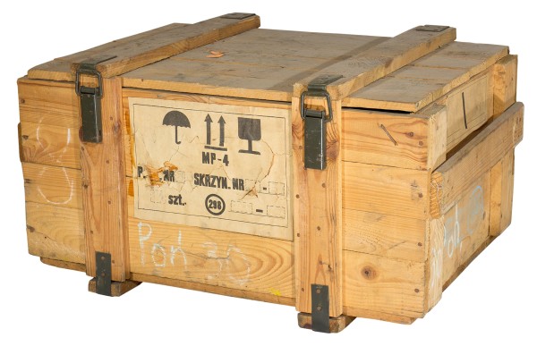Munitionskiste Natur groß Munitionsbehälter Möbelgestell Bett Couch Wohnzimmertisch Aufbewahrungskis